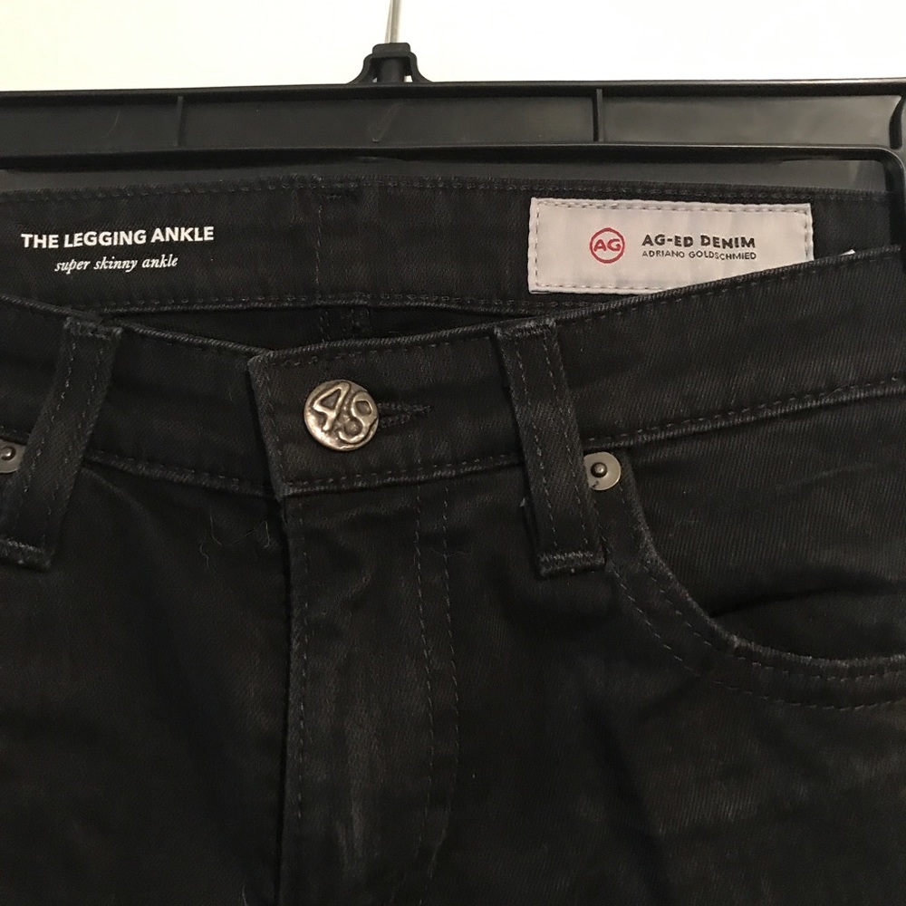 AG distressed skinny jeans